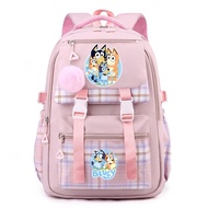 Cartoon Schoolbag Bluey Backpack Campus Student Large Capacity Children Backpack Large Capacity Back