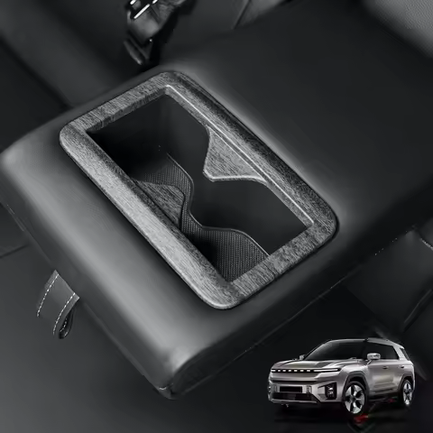 Cup Holder Trim For SSANG YONG TORRES/TORRES-EVX/ACTYON 2022-2026 LHD/RHD Car Rear Row Cup Holder Fr