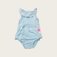 Carter's onesie dress | polka dots, puppy print