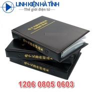 Smd resistor book 1206 0805 0603 0402 170 types of 50 pieces each