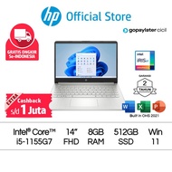 Laptop HP 14s-dq4016TU Core i5 Iris X 8GB RAM 512GB 14 Inch W11 Intel