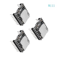 Will 3PCS Programmable for DFPlayer Mini MP3 16P TF Card U Disk DF Player Module