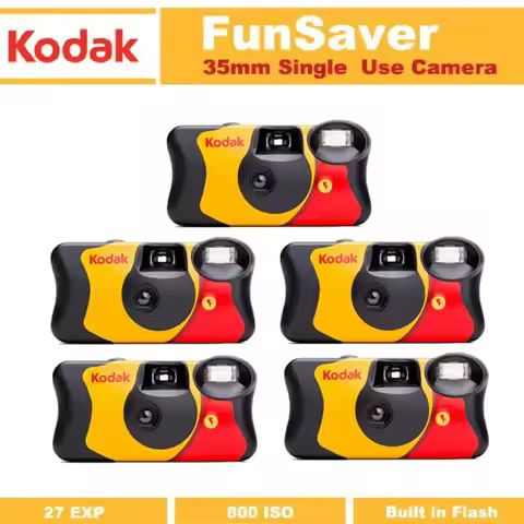 Original 27/39 Photos Kodak HD Power FunSaver Waterproof Flash Single Use One Time Disposable Film C