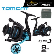 NEW Ajiking Tomcat Spinning Fishing Reel Mesin  Pancing Sound Alert  Mesin Katak Freshwater Tackles