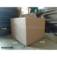 Cardboard box packing 45x45x45cm double wall