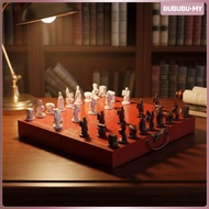 [BububuMY] Terracotta Fighter Chess Set Souvenir Gift 3D Chinese Chess Set Foldable for Tourists