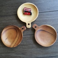 Acacia wood serving small tray (1 pc) ,desserts, snacks, cookie ,tea