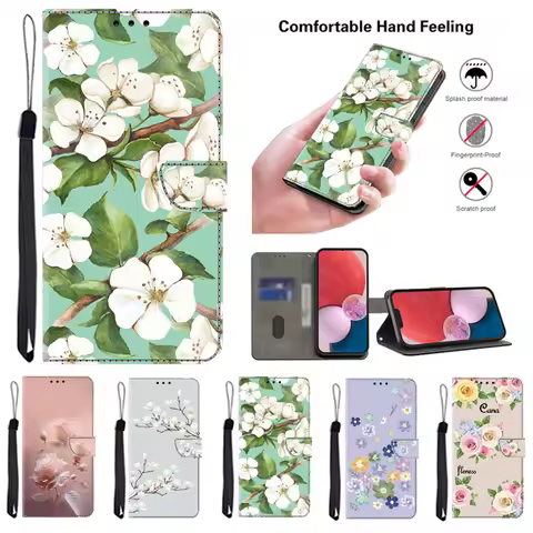 3D Magnetic Flip Leather Cover Wallet Case For Samsung Galaxy S25 S24 S23 S22 S21 S20 S10 S10e S9 S8