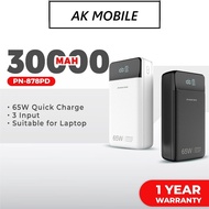 PINENG PN878PD PD3.0 + QC 3.0 QUICK CHARGE LI-ION POLYMER BATTERY 65W 30000MAH