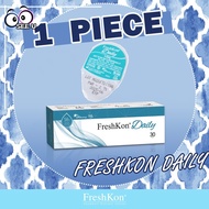 (1 PIECE) Freshkon Daily Disposable Clear Lens 1 Day Use Contact Lenses