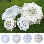 TPKSFSF98KF Lace Parasol Umbrella, Cotton Lace 26/31/43/53cm Flower Girl Umbrella, Vintage Embroider