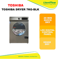 TOSHIBA DRYER 7KG-GREY TOS-TD-H80SEMSK