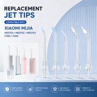 Replacement Water Flosser Nozzles Compatible with Xiaomi Mijia ME0701 ME0702 ME0703 F300 F400, Oral 
