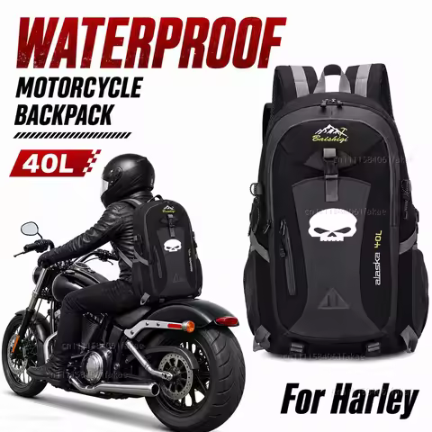 For Harley Davidson ADV 1250 PA1250 Special Softail Sportster Touring Motorcycle Backpack 40L Waterp