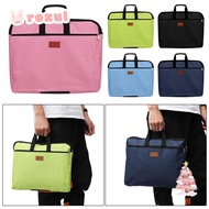 ROXUL File Folder Canvas Durable Big Capacity Waterproof Zipper Handbag
