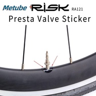 METUBE 20pcs Bicycle French Presta Gas Air Nozzle Rim Protection Bicycle Accessories Transparent Glu