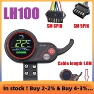 24V-60V Throttle Meter Fit For Electric Scooter/Ebike Speedometer (SM Plug 5PIN)