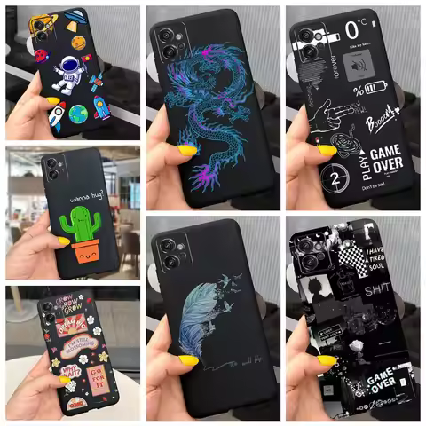 For Motorola Moto G32 G42 G52 G82 Case Black Soft TPU Liquid Silicone Cover On Moto G82 G 42 32 Cool
