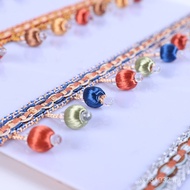 Accessories Accessories Small Wooden Beads Raw Silk Home Textiles Lace Curtains Customized Home Tric