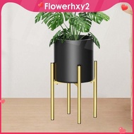 [Flowerhxy2] Adjustable Plant Stand Mid Century Plant Holder Home Stylish Corner Iron Item Stand for Indoor Outdoor Living Room