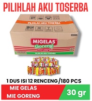 Mie Gelas Migelas GORENG 30 Gr - ( HARGA 1 DUS )