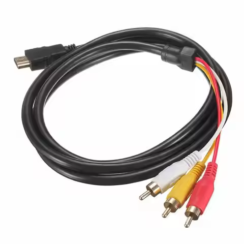 HDMI To 3RCA Video Audio AV Component Converter Adapter Cable for HDTV