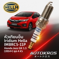 หัวเทียนเข็ม Iridium Hella IM8RC5-11P Honda Jazz GK 1.5 (2014+) แท้ ชุด 4 หัว 100000 กม