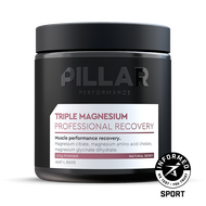(PILLAR Performance) Triple Magnesium Powder แมกนีเซียมชนิดผง ผลิตภัณฑ์เสริมอาหาร รสชาติ Natural Ber