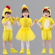 New Style Children Yellow Duck Chick Costume Little Yellow Duck Chick Dance Costume Come on Duck Car