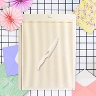 Mini Score Scoring Board Platform Tool Knife Kit Set For Card Making With Puncher For Paper Crafts F