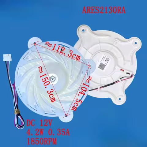 Suitable for Samsung Refrigerator Fan Motor ARES2130RA 12V/4.2W 0.35A Freezer and Refrigerator Motor