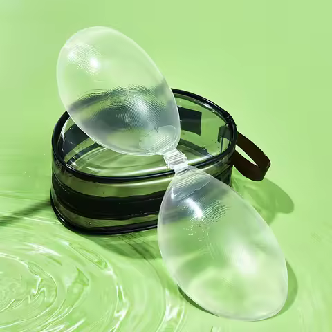 Adhesive Bra Strapless Sticky Invisible Push up Silicone Bra for Backless Dress with Nipple Covers