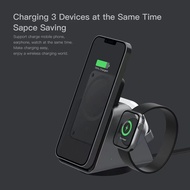 Eloop W6 3 in 1 Wireless Charger Stand และ iWatch Charger แท่นชาร์จไร้สาย SmartWatch แม่เหล็ก