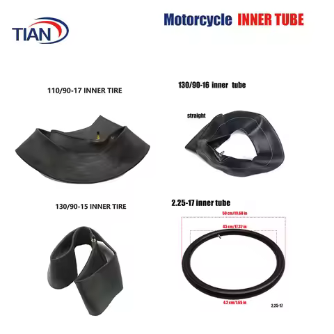 80/100-14 120/90-10 120/80-18 2.25-17 2.00-17 Inner Tube for Off-road Motorcycle Replacement Parts