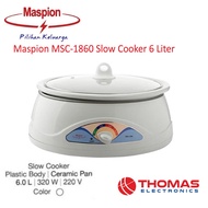 Maspion MSC 1860 Slow Cooker 6 Liter MSC1860 Official Warranty