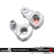 RAISER STANG SEPEDA MOTOR SPORT UNIVERSAL W175 R25 ADV VIXION GSX BYSON TIGER REVO CB 150R 22mm - 28