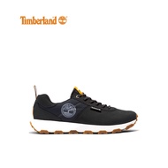 Timberland Men's Winsor Trail Low Leather Shoe Black Nubuck