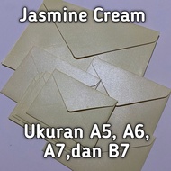 JASMINE ENVELOPE A5/A6/A7/B7/INVITATION ENVELOPE/JASMINE CREAM ENVELOPE ENVELOPE/JASMINE CREAM