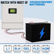 5.2KW Solar Regulator Controller Solar Panel Charge Controller MPPT Max 300V PV Input 99.9% High Eff