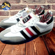 SEPATU ADIDAS SAMBA PUTIH ABU LIST HITAM