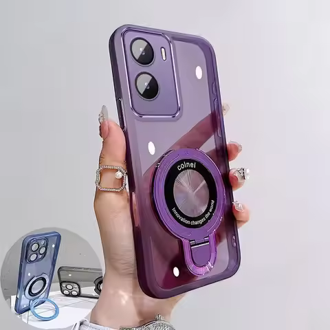 Shockproof Magnetic Bracket Case For Motorola Moto Edge 60 Edge 50 Pro 40 Ultra S50 Neo Fusion Pro S