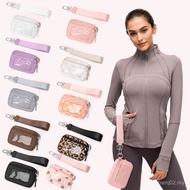 Lulu Same Style Bag Waist Bag Polyester Waterproof Chest Bag Card Bag Wrist Bag Portable Bank Card C