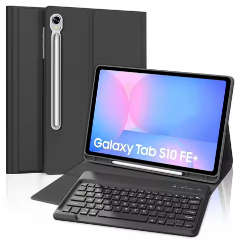 Case for Samsung Galaxy Tab S10 Lite 10.9" S10 FE 10.9" S9 FE 10.9" Detachable Bluetooth Keyboard Ca