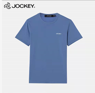 เสื้อยืดแขนสั้นทรงสลิมฟิตสำหรับผู้ชาย Jockey Pure Cotton Cool Sensation เสื้อยืดคอตตอนผสมเทคโนโลยีฤด