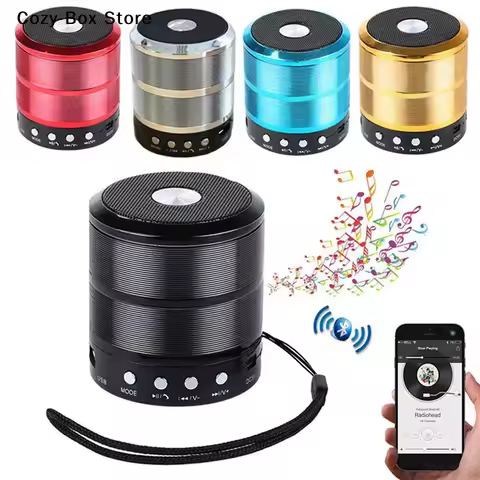 [ZY]887 Mini Portable Bluetooth Speaker With USB Card Slot FM Radio Rechargeable Battery Amplificati