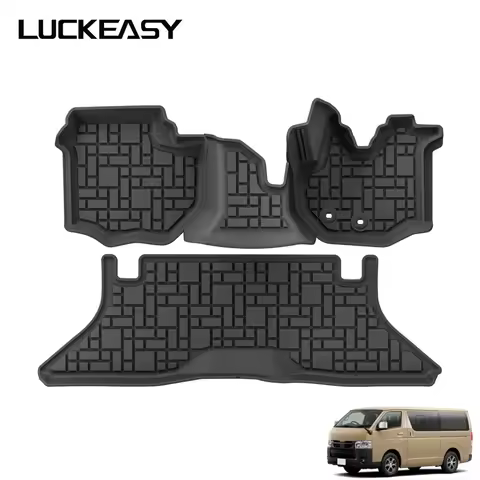 LUCKEASY Right Drive for Toyota Hiace 200 Series Narrow Body (TRH200 Fuel Version) 2004-2024 Car Flo