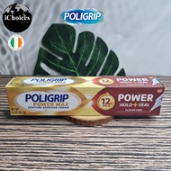 Poligrip _ Power Max Denture Adhesive Cream Power Hold + Seal 62.4g ครีมติดฟันปลอม