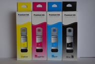 Premium Ink 003 สำหรับ Epson Printer 003 หมึกเติม เกรดพรีเมี่ยม 4 สี 4 ขวด สำรับรุ่น L3110 L3150 L4150 L6160 L6190