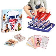 Guess Bible Who I Am Board Games for Kids 24 Holy Bible Characters with Life Story & Verse Cards pla