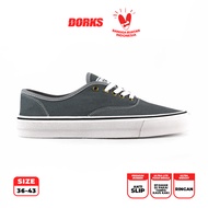 Dorks Otentik Grey - Sepatu Sneakers Casual Pria Wanita Sepatu Sekolah Dorks